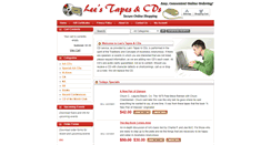 Desktop Screenshot of leestapesandcds.com